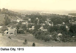 Dallas City, 1915